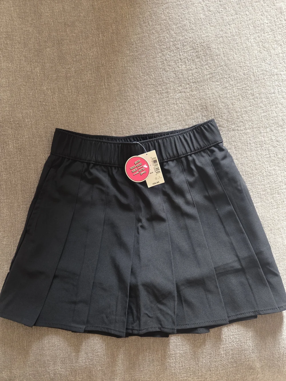 The Children's Place Black Pleated Girls Skort Quick Dry Fabric